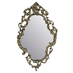 Зеркало настенное в бронзовой раме Majestic Gold Mirrors  варинант исполнения - 1 | Loft Concept в Перми