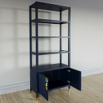 Стеллаж со стеклянными полками Elsa Dreams Blue варинант исполнения - 3 | Loft Concept в Перми