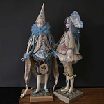 Авторская коллекционная интерьерная кукла Пьеро				 варинант исполнения - 2 | Loft Concept в Перми