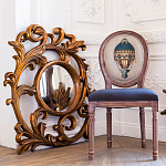 Зеркало настенное с рамой цвета античная бронза Classic Ornament Mirror варинант исполнения - 3 | Loft Concept в Перми
