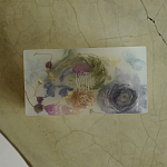 Шкатулка из эпоксидной смолы с цветами белая Epoxy Resin Rectangular Box White варинант исполнения - 6 | Loft Concept в Перми