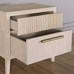 Прикроватная Тумбочка Primo с двумя ящиками Светлый дуб варинант исполнения - 6 | Loft Concept в Перми