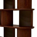 Стеллаж Zacharie Brown Wood Rack варинант исполнения - 4 | Loft Concept в Перми