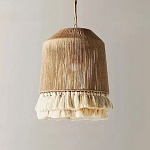 Люстра круглая плетеная с кисточками Small Solar Glow варинант исполнения - 2 | Loft Concept в Перми