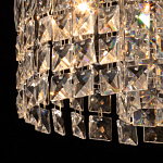 Потолочный светильник круглый с прозрачными подвесками Lunet варинант исполнения - 16 | Loft Concept в Перми