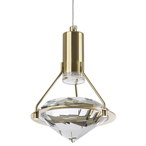 Подвесной светильник с плафоном в форме бриллианта Diamond Crystal Hanging Lamp