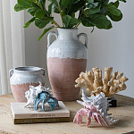 Статуэтка голубой рак с белой раковиной Marine Accessories варинант исполнения - 7 | Loft Concept в Перми