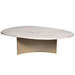 Стол журнальный овальный с контрастным основанием Subsequence варинант исполнения - 2 | Loft Concept в Перми