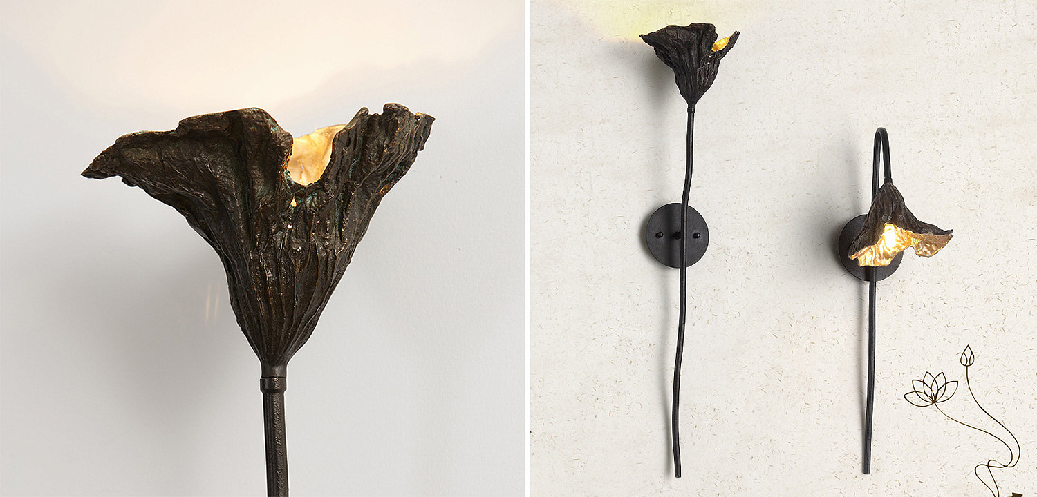 Настенный светильник Увядший Лотос Withering Lotus Lamp II Настенный светильник Увядший Лотос Withering Lotus Lamp II - Loft-Concept в Перми