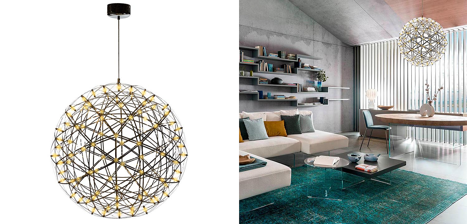 Люстра Moooi 3D Sphere Yellow lamp L Люстра Moooi 3D Sphere Yellow lamp L - Loft-Concept в Перми