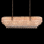 Люстра овальная с каскадом из прозрачного хрусталя Constant Sparks варинант исполнения - 1 | Loft Concept в Перми