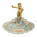 Блюдо с бронзовым ангелом Porcelain Angels of Paradise варинант исполнения - 1 | Loft Concept в Перми