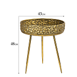 Столик дизайнерский Coth of gold варинант исполнения - 8 | Loft Concept в Перми