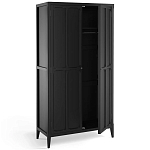 Шкаф черный Silva Black Cabinet варинант исполнения - 3 | Loft Concept в Перми