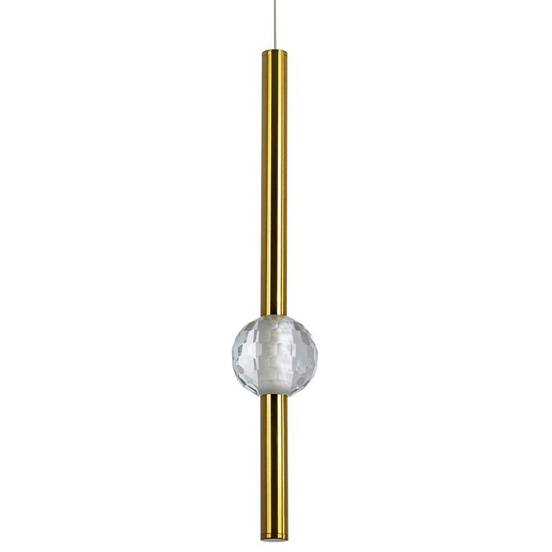 Подвесной светильник Celestin Spheres Brass Hanging Lamp Латунь Прозрачный Подвесной светильник Celestin Spheres Brass Hanging Lamp Латунь Прозрачный в Перми | Loft Concept