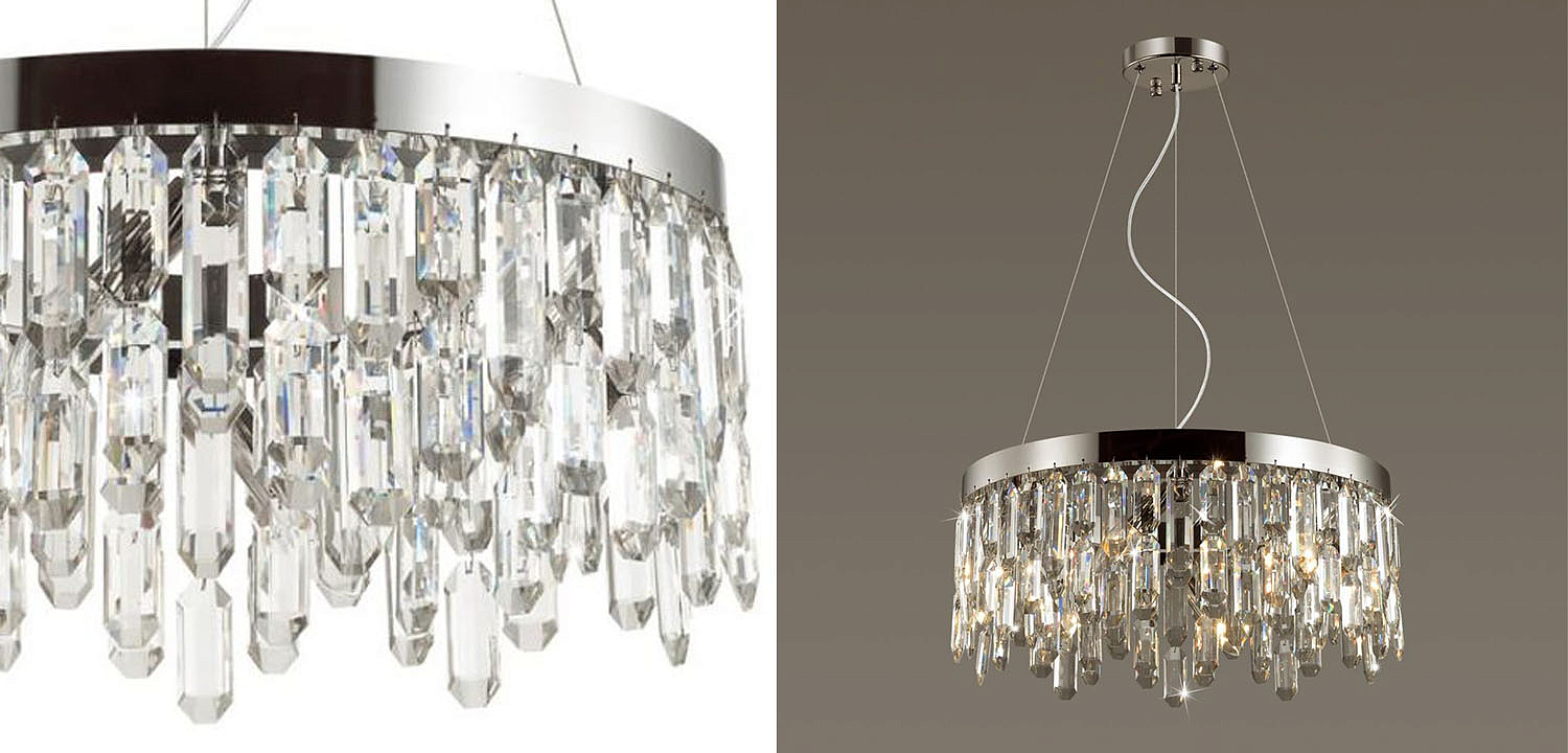 Люстра Crystal Polyhedrons Round Chrome Люстра Crystal Polyhedrons Round Chrome - Loft-Concept в Перми