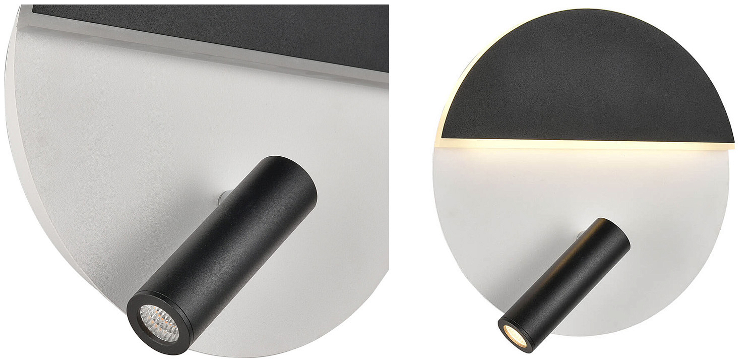 Бра Shon White Black Wall Lamp Бра Shon White Black Wall Lamp - Loft-Concept в Перми
