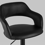 Барный стул черного цвета Strohach варинант исполнения - 7 | Loft Concept в Перми