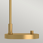 Настольная лампа с конусообразным плафоном и внутренней частью золотого цвета Alora Mood варинант исполнения - 7 | Loft Concept в Перми