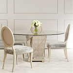 Стол обеденный круглый на зеркальном основании Spectacular Table варинант исполнения - 1 | Loft Concept в Перми