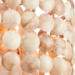 Люстра с каскадом из круглых декоративных элементов Texture Discs варинант исполнения - 1 | Loft Concept в Перми