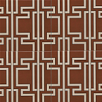 Дизайнерская плитка с узором Лабиринт варинант исполнения - 1 | Loft Concept в Перми