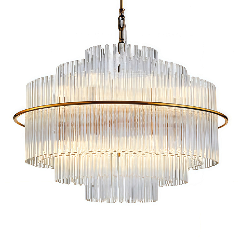 Люстра Nembus Латунь Прозрачный в Перми | Loft Concept 