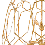 Люстра овальная с переплетенными ромбами Large Scale Artwork варинант исполнения - 1 | Loft Concept в Перми