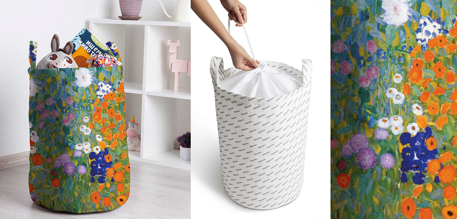 Корзина Flowers Impressionism Basket Корзина Flowers Impressionism Basket - Loft-Concept в Перми