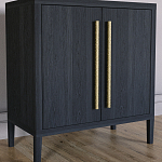 Современный Буфет Primo с 2 дверцами Черный дуб варинант исполнения - 3 | Loft Concept в Перми