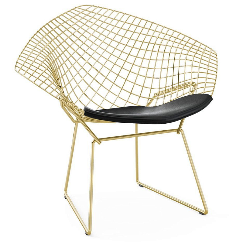 Кресло Bertoia Diamond Chair Gold Золотой в Перми | Loft Concept 