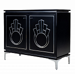 Черный комод в стиле арт-деко Luciano варинант исполнения - 2 | Loft Concept в Перми