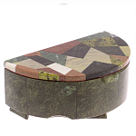 Шкатулка с зеркалом из натуральных камней Stone Casket варинант исполнения - 2 | Loft Concept в Перми