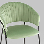Стул в велюре фисташкового цвета Horizon варинант исполнения - 6 | Loft Concept в Перми