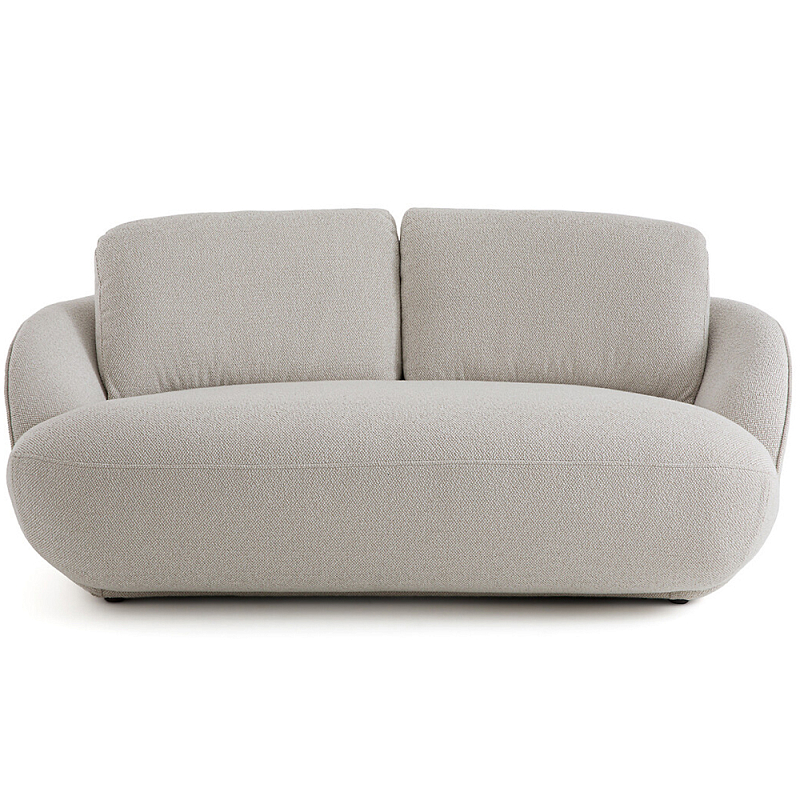 Диван с обивкой меланж Halle Melange Sofa Бежевый Диван с обивкой меланж Halle Melange Sofa Бежевый в Перми | Loft Concept