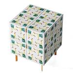 Тумба  с рисунком Short Pina Colada Orange варинант исполнения - 2 | Loft Concept в Перми