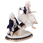 Статуэтка фарфоровая Влюбленная пара Charming Statuette варинант исполнения - 1 | Loft Concept в Перми