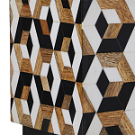 Настольная лампа с фигурным узором и трапециевидным абажуром Сonundrum варинант исполнения - 1 | Loft Concept в Перми