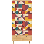 Шкаф с принтом The rebus of love варинант исполнения - 2 | Loft Concept в Перми