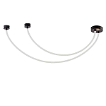 Подвесной светильник с двойными световыми дугами  Luke Lampco Tracer Lamp варинант исполнения - 1 | Loft Concept в Перми