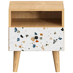 Прикроватная тумба с изображением на ящике Elise Nightstand варинант исполнения - 14 | Loft Concept в Перми