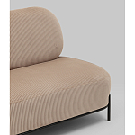 Диван Стоун велюр рельефный бежевый варинант исполнения - 3 | Loft Concept в Перми