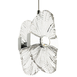 Подвесной светильник из хрусталя Fleuretta Crystal Chrome Hanging Lamp