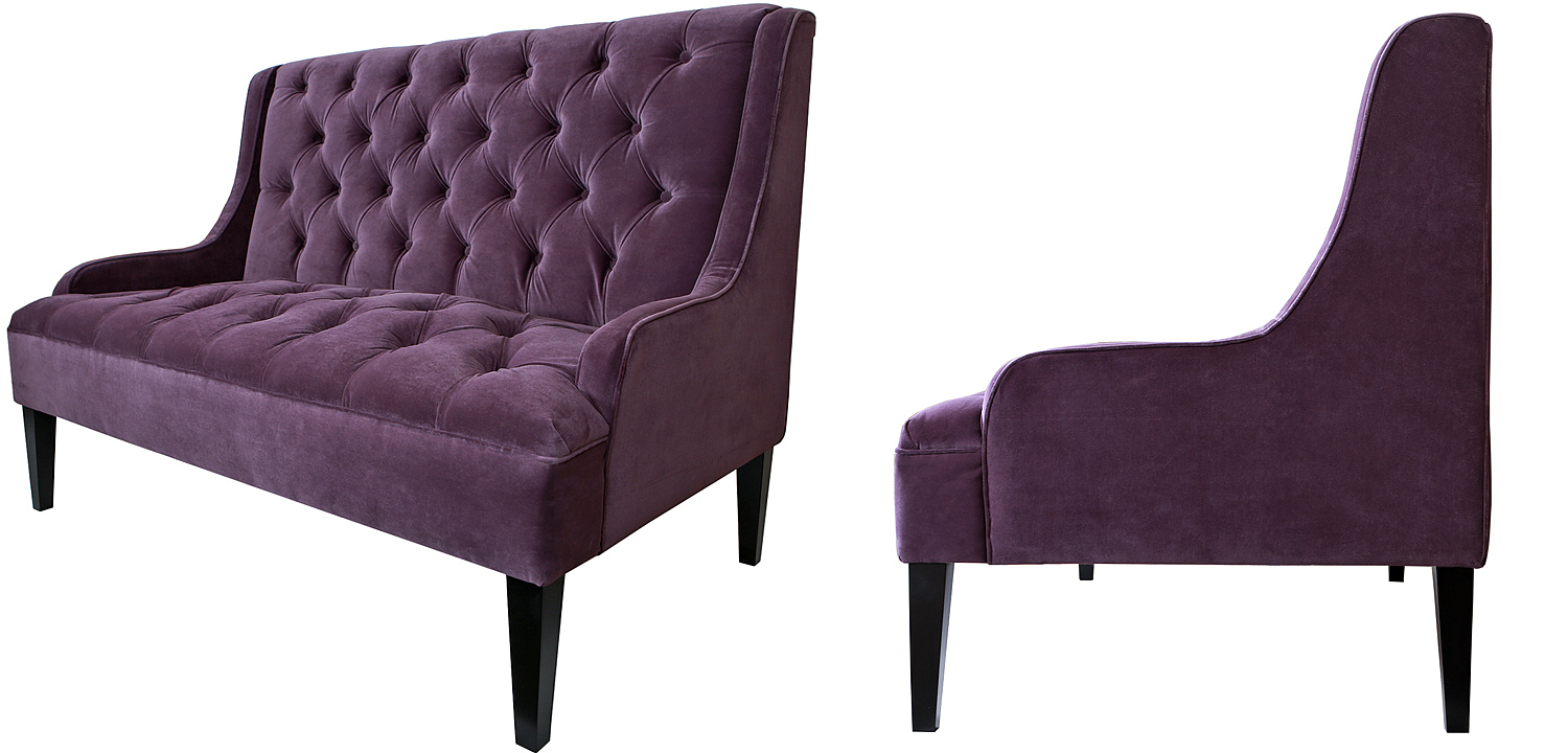 Диван Folket Sofa velour violet Диван Folket Sofa velour violet - Loft-Concept в Перми