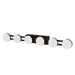 Бра с 6-ю круглыми плафонами на черном основании Maxine Light варинант исполнения - 1 | Loft Concept в Перми