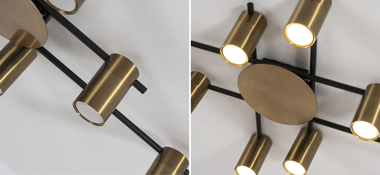 Потолочный светильник Tribes Chandelier Gold Потолочный светильник Tribes Chandelier Gold - Loft-Concept в Перми