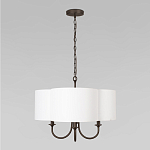 Люстра с белым текстильным абажуром Vitorino  варинант исполнения - 2 | Loft Concept в Перми