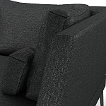 Мебельная ткань Шенилл черный цвет 138 см T4-35 варинант исполнения - 6 | Loft Concept в Перми