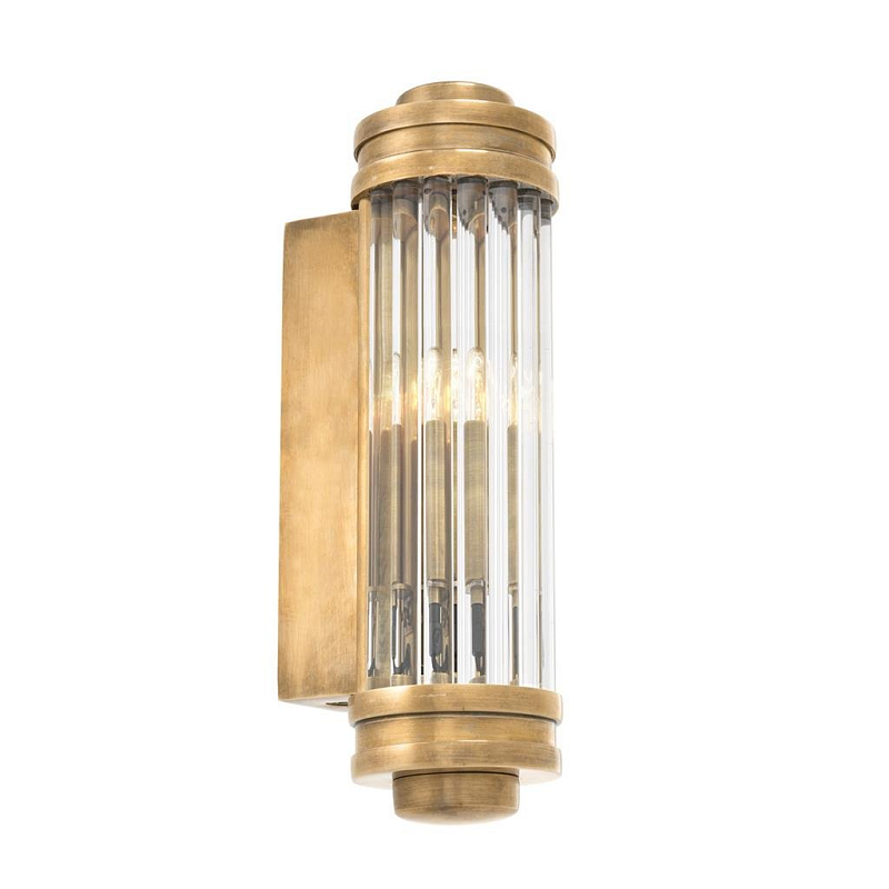 Бра Wall Lamp Gascogne XS Brass Латунь Прозрачное Стекло в Перми | Loft Concept 