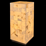 Торшер прямоугольный из натурального камня Calcite Geometry варинант исполнения - 12 | Loft Concept в Перми